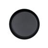 Cal-Mil 26121-10-13 Isla 10in Dia. Matte Black Melamine Wide Rim Plate - 6 Each 