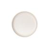 Cal-Mil 26121-10-133 Isla 10in Dia. Matte Ivory Melamine Wide Rim Plate - 6 Each 