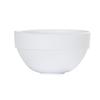 Cal-Mil 26122-6-15 Isla 5"Dia.x 2.7"H Matte White Melamine 30oz Wide Rim Bowl 