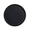 Cal-Mil 26143-6-13 Cove 6in Dia. Matte Black Melamine Plate - 6 Each 