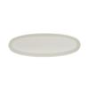 Cal-Mil 26143-618-103 Cove 18in x 6in x 1.5in Matte Ivory Melamine Platter - 6 Each 