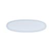 Cal-Mil 26143-618-15 Cove 18in x 6in x 1.5in Matte White Melamine Platter - 6 Each 