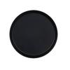 Cal-Mil 26143-8-13 Cove 8in Dia. Matte Black Melamine Plate - 6 Each 
