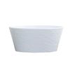 Cal-Mil 26151-7-15 Selene 7.25in Dia. x 3.25"H Glossy White Melamine 48oz Bowl 