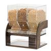 Cal-Mil 27000-3-136 Melrose 17.25in x 13in x 20.5"H Brown Wood Cereal Dispenser 