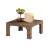 Cal-Mil 27004-6-136 Melrose 12in x 12in x 6"H Brown Wood Display Riser 