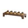Cal-Mil 27005-3-136 Melrose 20in x 7in x 3"H Brown Wood Display Riser 