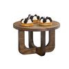 Cal-Mil 27006-8-136 Melrose 12in Dia. x 8"H Brown Wood Display Riser 