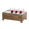 Cal-Mil 27011-12-136 Melrose 21.5in x 13.25in x 8.25"H Brown Wood Ice Display 