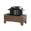 Cal-Mil 27012-136 Melrose 9.25in x 19.25in x 8.25in Brown Wood Chafing Dish 