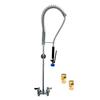 Fisher 27480 4in Backsplash Mount with Spring Style Pre-Rinse Assembly 