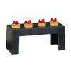 Cal-Mil 28001-7-13 15in x 6in x 7"H Black Finsh Resin Display Riser 