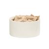 Cal-Mil 28004-3-103 6in Dia. x 3"H Ivory Finish Resin Display Riser 