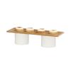 Cal-Mil 28518-238-99 Madera 7.75in x 23.5in x 0.5"H Display Riser Shelf - 3 Each 