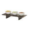 Cal-Mil 28600-3-140 Vista 20in x 8.5in x 3"H Mocha Display Riser 