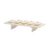 Cal-Mil 28600-3-141 Vista 20in x 8.5in x 3"H Coastal Display Riser 