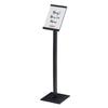 Cal-Mil 28607-13 Vista 12.5in x 12.5in x 46.75"H Black Sign Holder 
