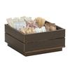 Cal-Mil 28610-140 Vista 12in x 12in x 6"H Mocha Condiment Organizer 