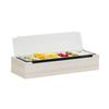 Cal-Mil 28614-141 Vista 20.75in x 7.5in x 4.5"H Coastal Bar Organizer 