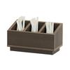 Cal-Mil 28617-140 Vista 11in x 5.5in x 6.5"H Mocha Flatware Organizer 