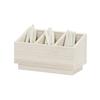 Cal-Mil 28617-141 Vista 11in x 5.5in x 6.5"H Coastal Flatware Organizer 
