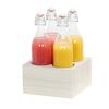 Cal-Mil 28623-141 Vista 9.5in x 9.5in x 5"H Coastal 4-Section Carafe Cooler 
