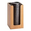 Cal-Mil 298-60 Bamboo 4.5in x 4.5in x 8"H Napkin/Lid/Cup Organizer - 4 Each 