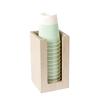Cal-Mil 298-71 Blonde 4.5in x 4.5in x 8"H Napkin/Lid/Cup Organizer 