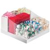 Cal-Mil 3009-55 Luxe 12.25inx 12.25in x 6.5in Clear Acrylic Condiment Organizer 