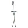 Fisher 31150 Deck-Mount Faucet with 12in Gooseneck Spout & Lever-Handles 