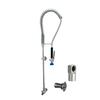 Fisher 32085 Stainless Single Wall-Mount Swivel Pre-Rinse with Close Elbows 