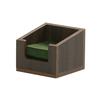 Cal-Mil 3309-140 Vista 6.5in x 6.5in x 5"H Mocha Napkin Holder 