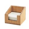 Cal-Mil 3309-60 Bamboo 6.25in x 6.25in x 5.5"H Napkin Holder 