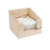 Cal-Mil 3309-71 Blonde 6.25in x 6.25in x 5.5"H Maple Napkin Holder 
