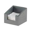 Cal-Mil 3309-83 Ashwood 5in x 5"H Gray Oak Wood Napkin Holder 