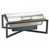 Cal-Mil 3321-13 One By One 24.25in x 15.25in x 8.5"H Black Metal Chafing Dish 