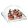 Cal-Mil 3329-12-55 12in x 13in x 7.5'H Clear Acrylic Cold Sampler Display Tray 