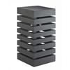 Cal-Mil 3331-96 Midnight Bamboo 9in x 9in x 18"H Square Display Crate Tower 