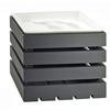 Cal-Mil 3332-10-96 Midnight Bamboo 12in x 12in x 10"H Square Display Crate Tower 