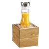 Cal-Mil 3360-6 Madera 7.75in x 7in x 7"H Rustic Pine Ice Display Tray 