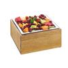 Cal-Mil 3367-99 Madera 12inx 12in x 4.5"H Rustic Pine Cold Concept Ice Display 