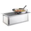 Cal-Mil 3391-55 22in x 7.5in x 9.5"H Stainless Steel Chafing Dish Stand 