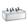 Cal-Mil 3395-12-55 Urban 12.75in x 20.75in x 7.25"H Stainless Steel Ice Display 