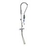 Fisher 34210 Deck-Mount Spring Pre-Rinse Unit with 16in Add-On Faucet 