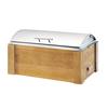 Cal-Mil 3429-99 Madera 22in x 14.25in x 9"H Rustic Pine Chafing Dish 