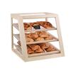 Cal-Mil 3432-71 Blonde 21in x 21.5in x 21.5"H 3-Tier Bakery Display Case 