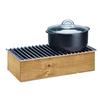 Cal-Mil 3439-99 Madera 20in x 10in x 5.75"H Rustic Pine Chafing Dish Stand 