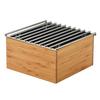 Cal-Mil 3440-60 Bamboo 9.75in x 9.75in x 5.5"H Chafing Dish Stand 