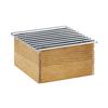 Cal-Mil 3440-99 Madera 10in x 10in x 5.5"H Rustic Pine Chafing Dish Stand 