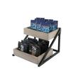 Cal-Mil 3448-110 Aspen 15.5in x 16.5in x 12"H Gray Pine Wood Display Stand 